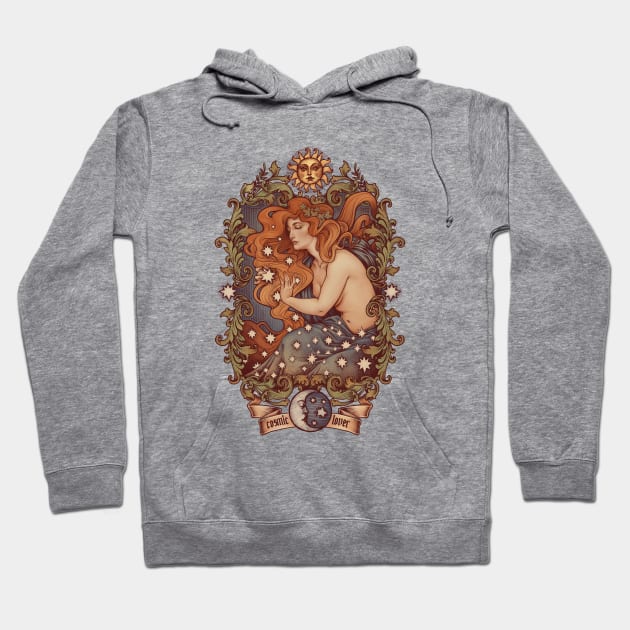 COSMIC LOVER color version Hoodie by Medusa Dollmaker